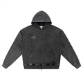 Faded HV Bat OverSized Zip Up