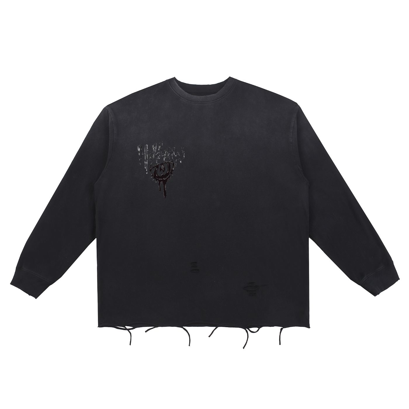 HV Eye & Bat Distress Long Sleeve