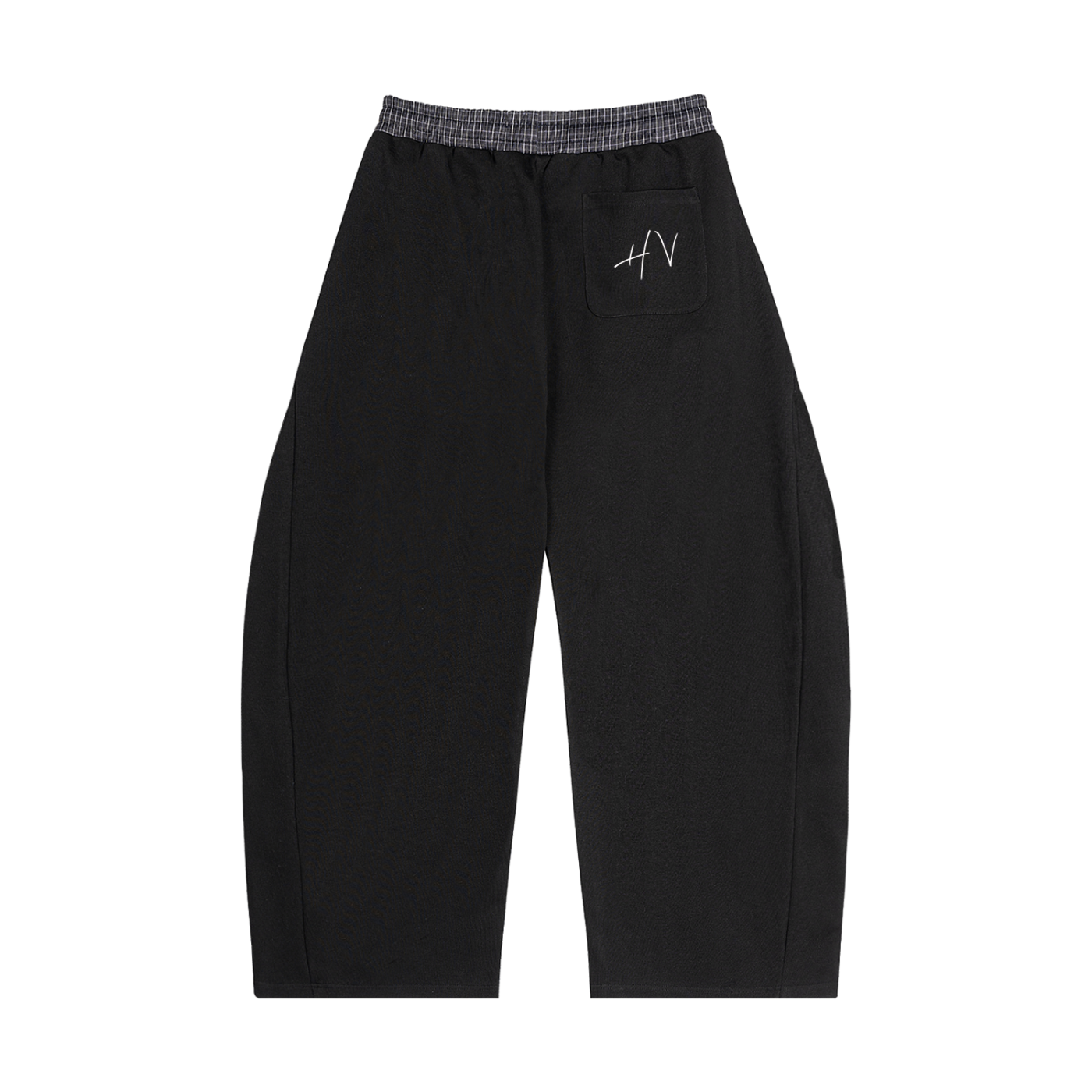 HV Plaid Waistband Barrel Sweatpants