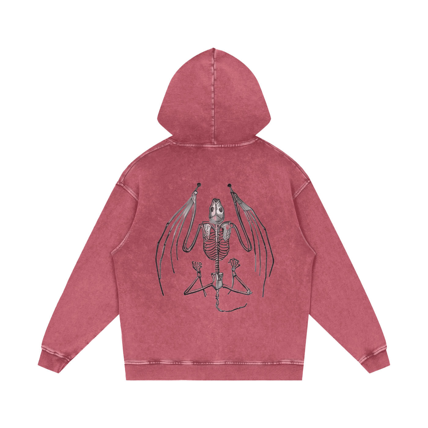 Pink HV Hoodie Faded