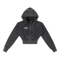 HV Vintage Washed Cropped Fleece Hoodie